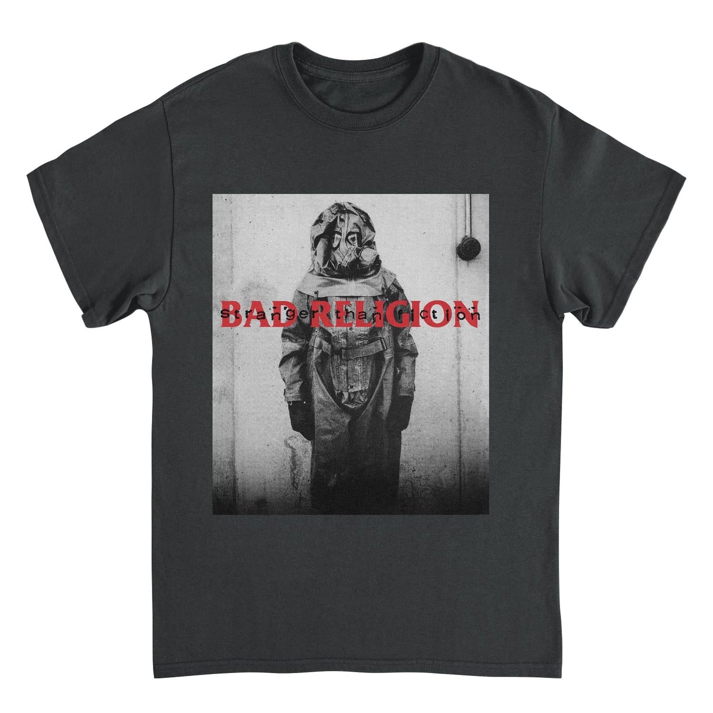 Bad Religion Hazmat Stranger Than Fiction Black Mens T Shirt