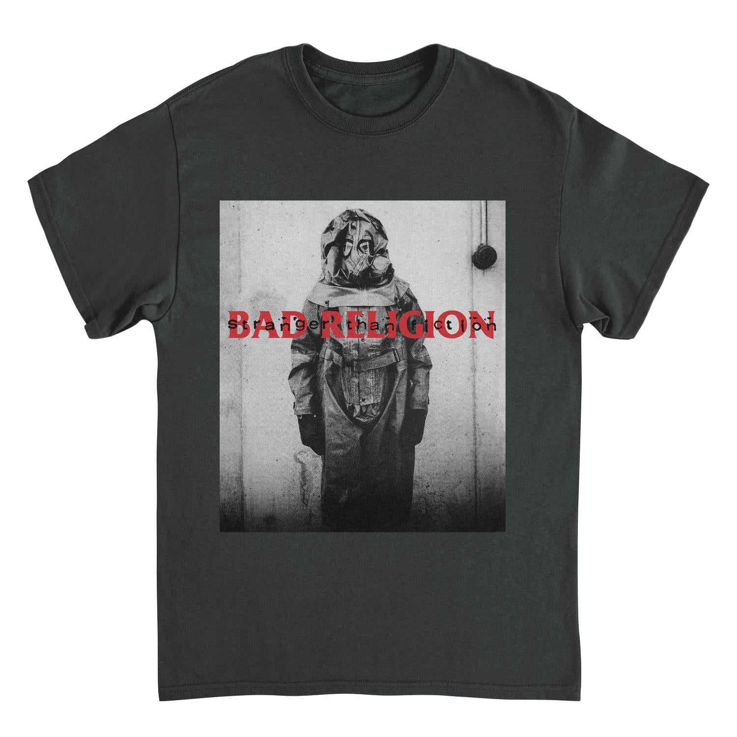 Bad Religion Hazmat Stranger Than Fiction Black Mens T Shirt