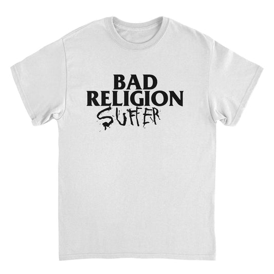 Bad Religion Suffer 89 EU Tour Front White Mens T Shirt