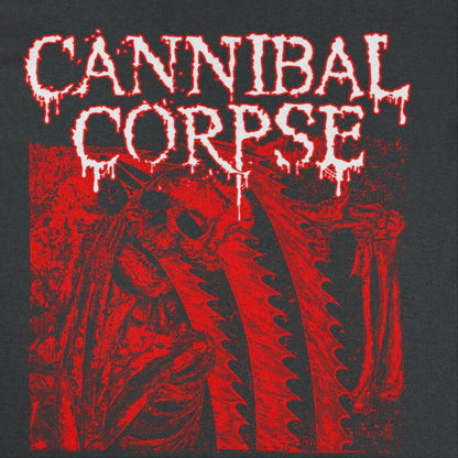 Cannibal Corpse Saw Face Mens T Shirt Black