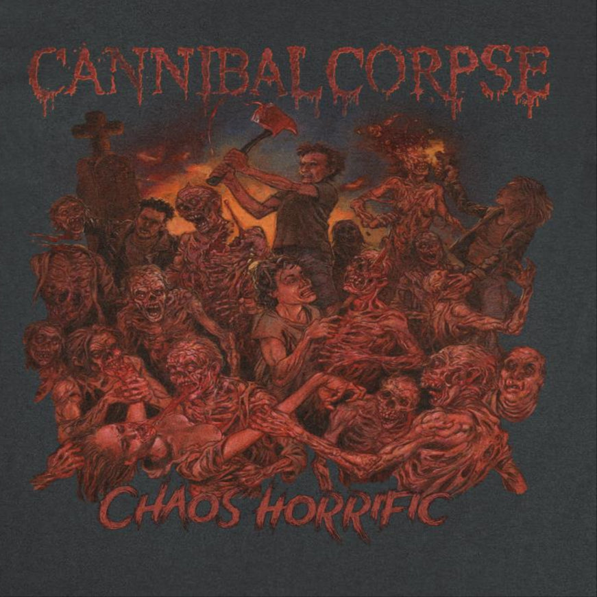 Cannibal Corpse Chaos Horrific Front Mens T Shirt Black