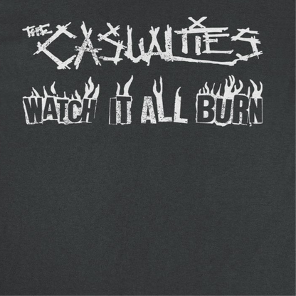 The Casualities All Out War Back Mens T Shirt Black