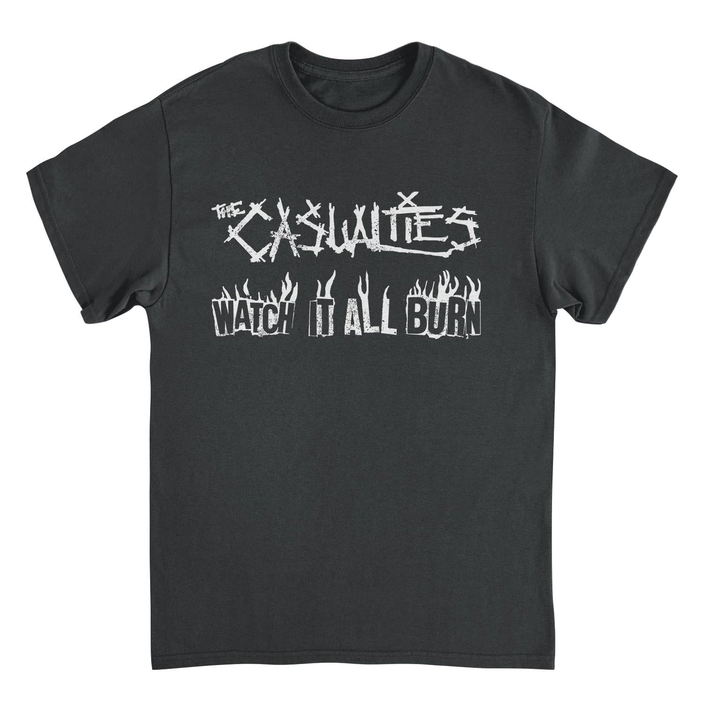 The Casualities All Out War Back Black Mens T Shirt