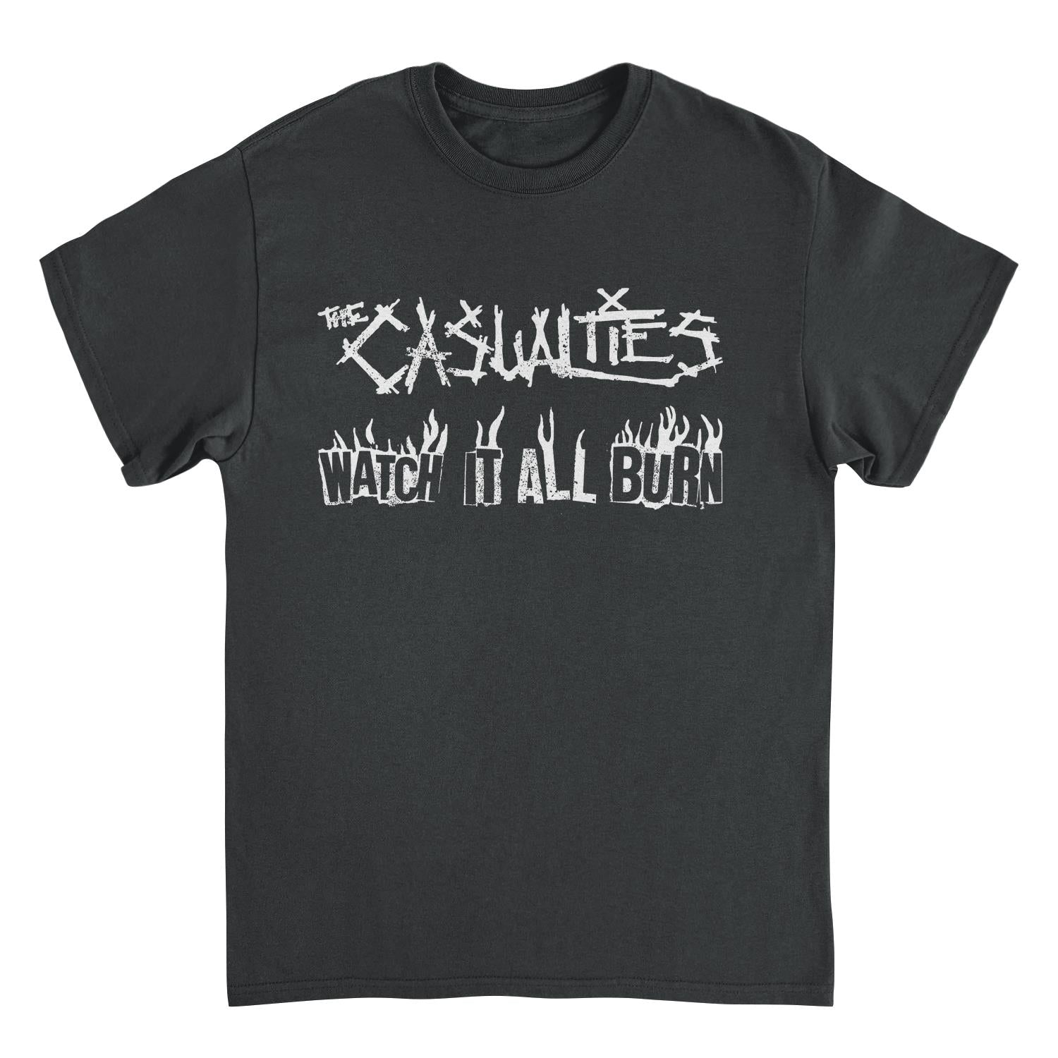 The Casualities All Out War Back Black Mens T Shirt