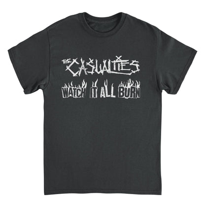 The Casualities All Out War Back Black Mens T Shirt