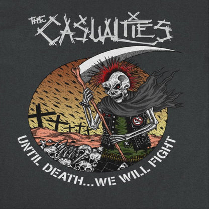 The Casualities Until Death Artwork Front Mens T Shirt Black