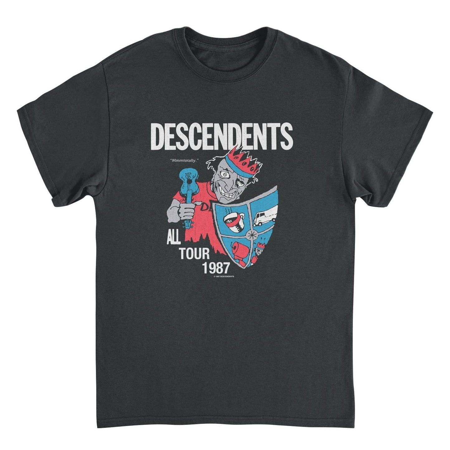 Descendents All Tour 87 Black Mens T Shirt