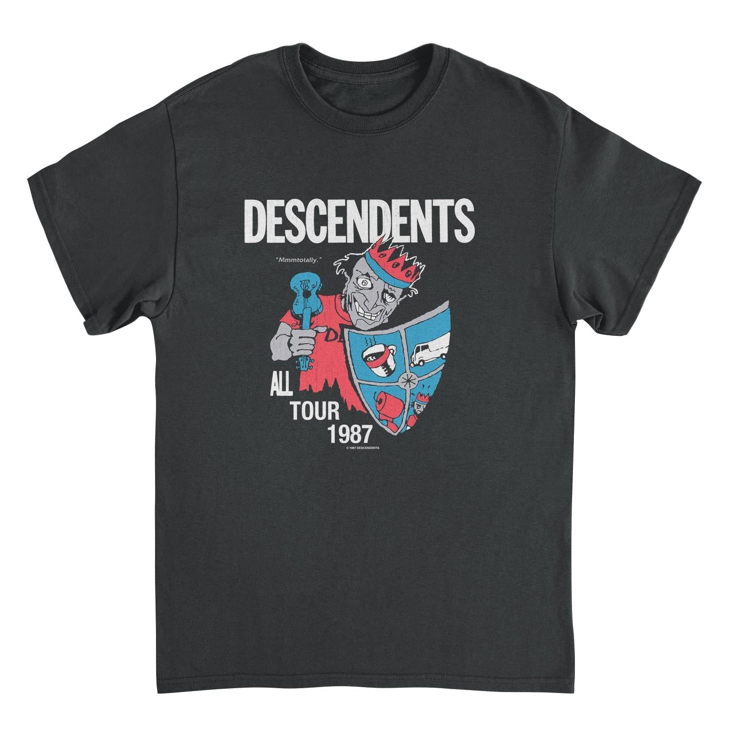 Descendents All Tour 87 Black Mens T Shirt