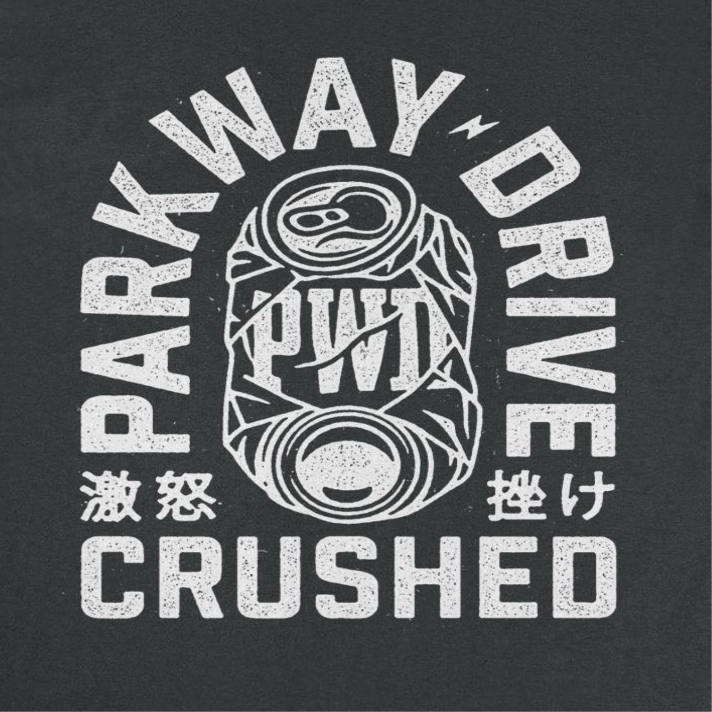 Parkway Drive Crushed Can Pwd Mens T Shirt Black