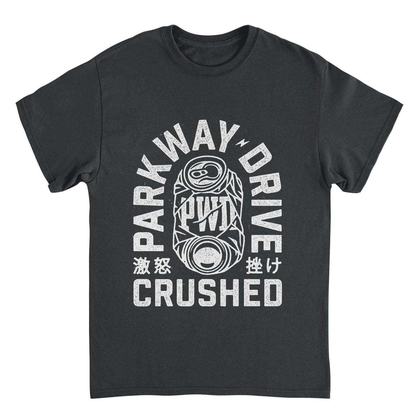 Parkway Drive Crushed Can Pwd Black Mens T Shirt