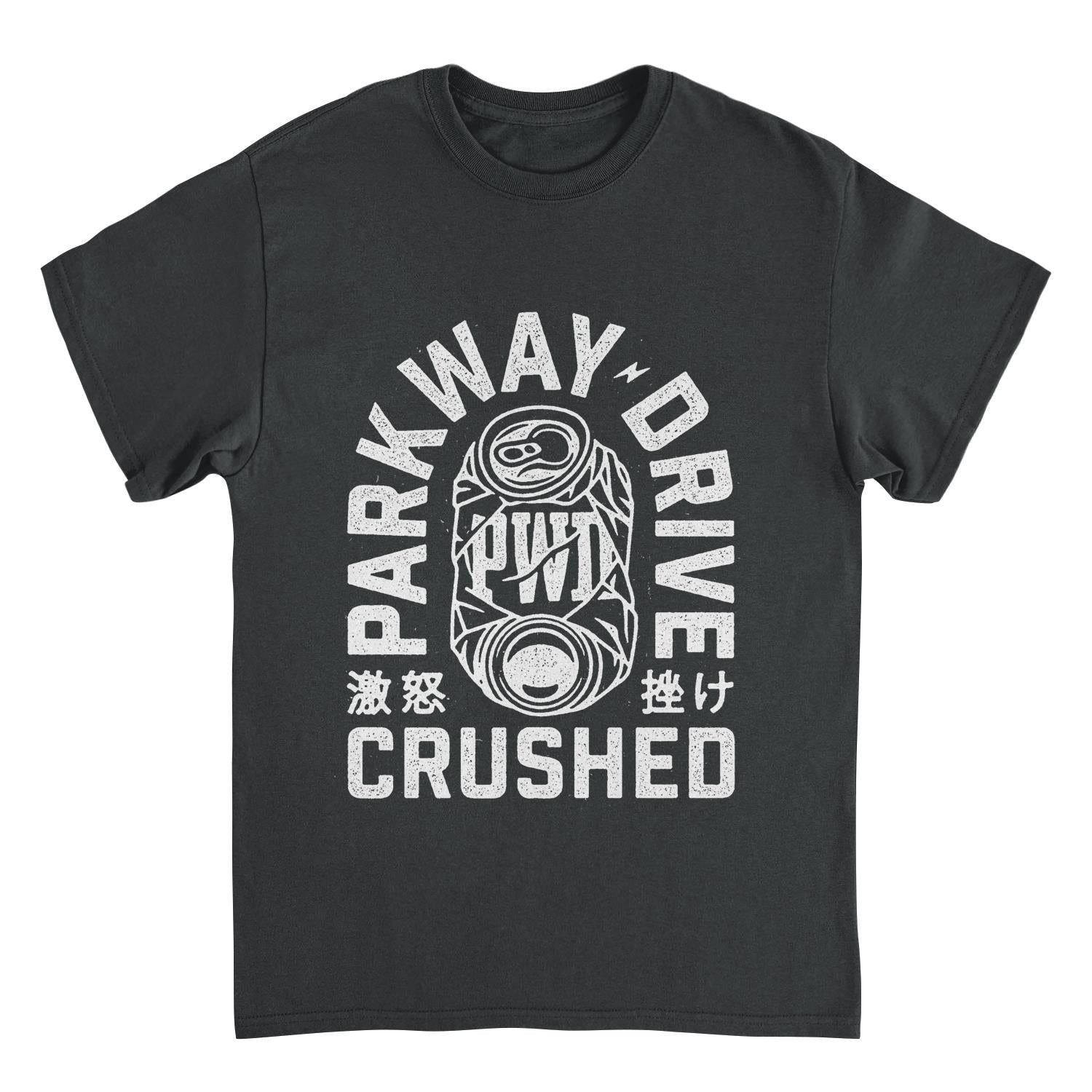 Parkway Drive Crushed Can Pwd Black Mens T Shirt