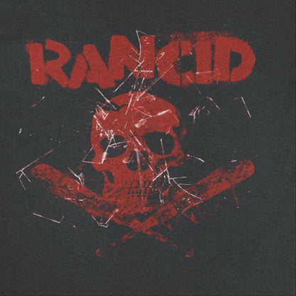 Rancid Bats Red Ink Mens T Shirt Black