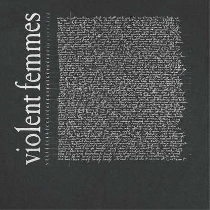 Violent Femmes Tour Lyrics Front Vf Mens T Shirt Black