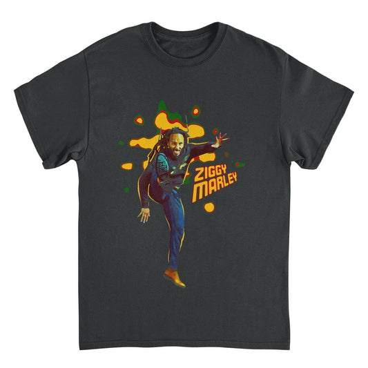 Ziggy Marley Kick Ziggy Black Mens T Shirt