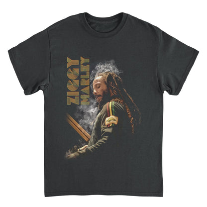 Ziggy Marley Smoke Ziggy Black Mens T Shirt