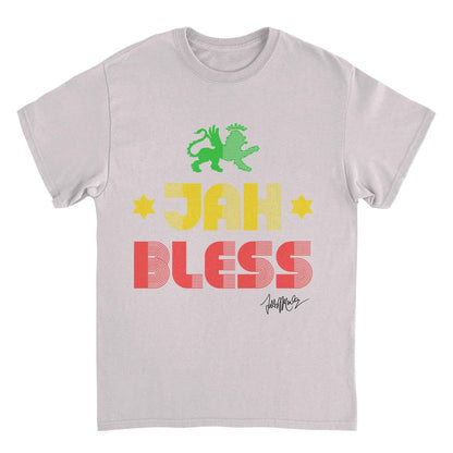 Ziggy Marley Jah Bless Lt Ice Grey Mens T Shirt