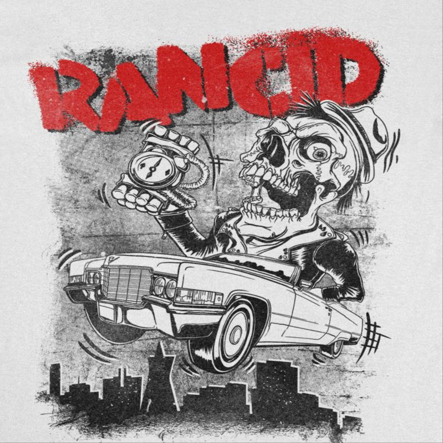 Rancid Cadillac Mens T Shirt White