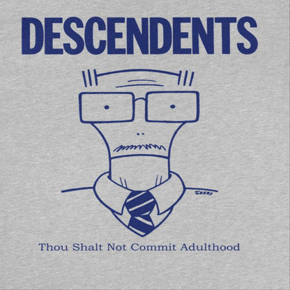Descendents Commit Adulthood Mens T Shirt Sport Grey