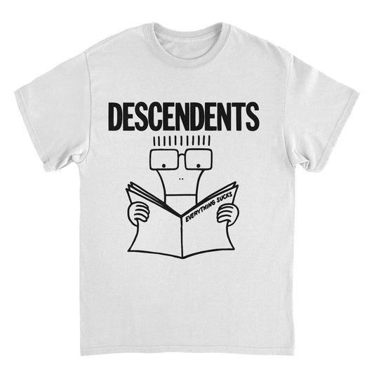 Descendents Everything Sucks 25 Front White Mens T Shirt