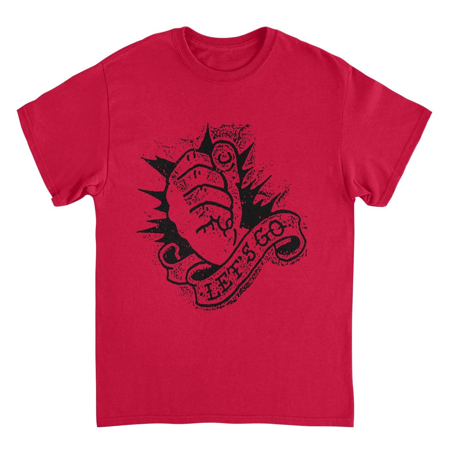 Rancid Lets Go Burgandy Red Mens T Shirt