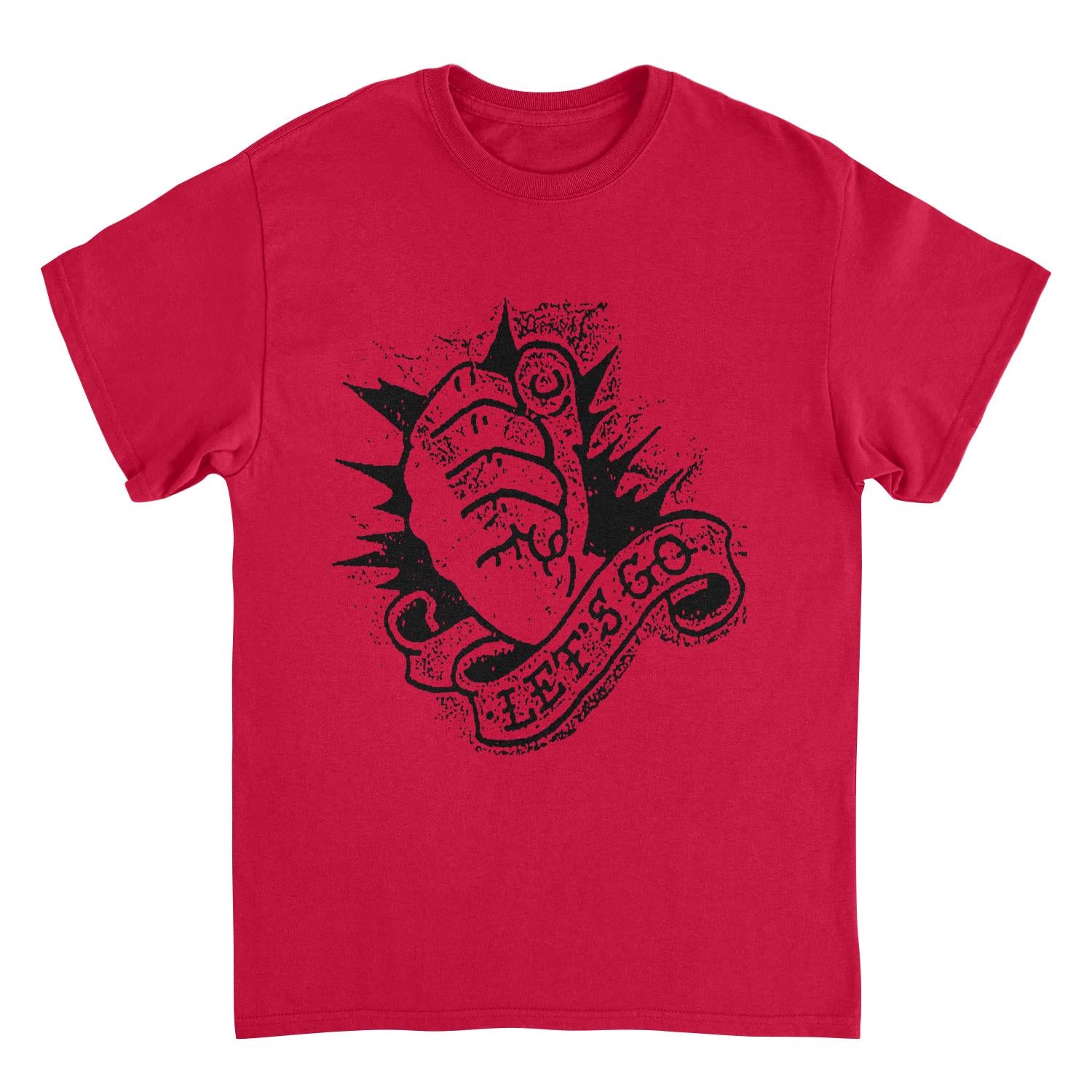 Rancid Lets Go Burgandy Red Mens T Shirt