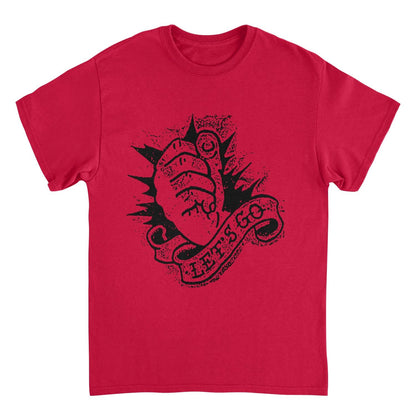 Rancid Lets Go Burgandy Red Mens T Shirt