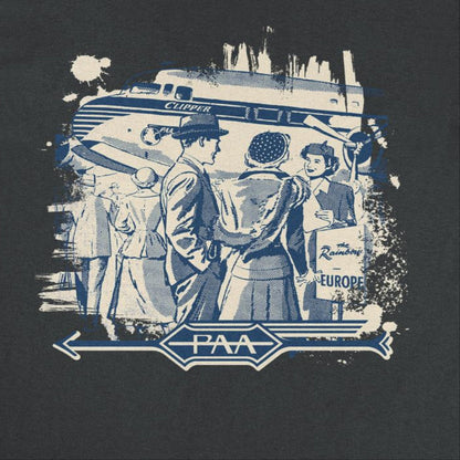 Pan Am the Rainbow Europe Mens T Shirt Black