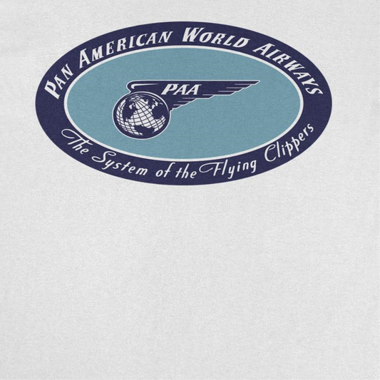 Pan Am the System of the Flying Clippers Mens T Shirt White