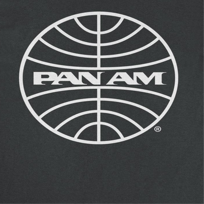 Pan Am Classic White Logo in Mens T Shirt Black