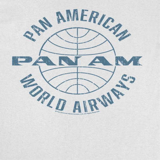 Pan Am Pan American World Airways Mens T Shirt White