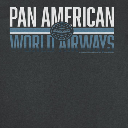 Pan Am Retro Pan American World Airways Mens T Shirt Black
