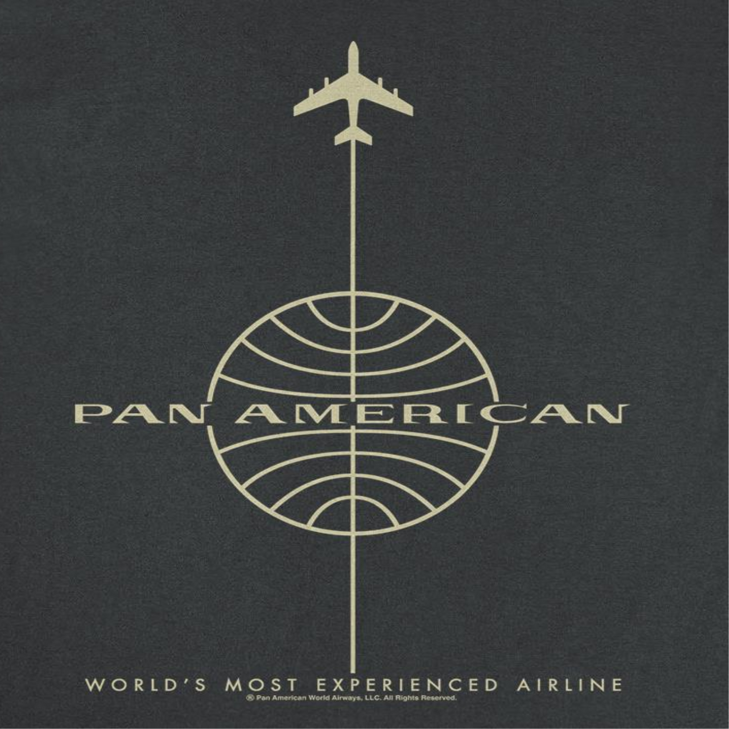 Pan Am Worlds Most Experienced Airline Mens T Shirt Black