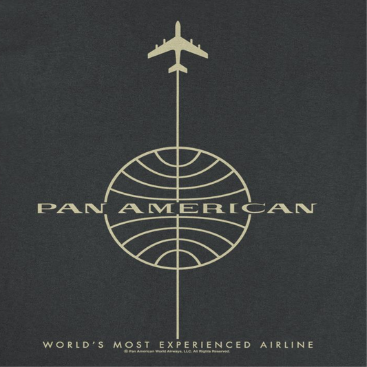 Pan Am Worlds Most Experienced Airline Mens T Shirt Black