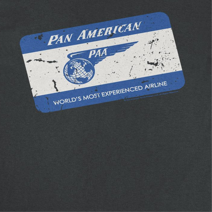 Pan Am Retro PAA Business Card Mens T Shirt Black