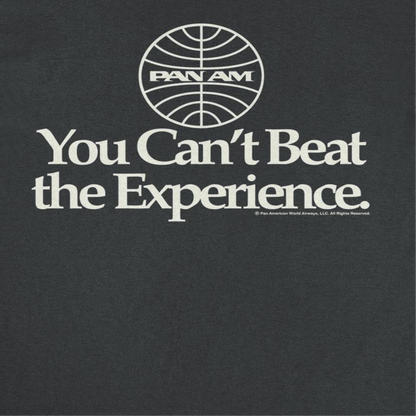 Pan Am Airways You Cant Beat the Experience Mens T Shirt Black