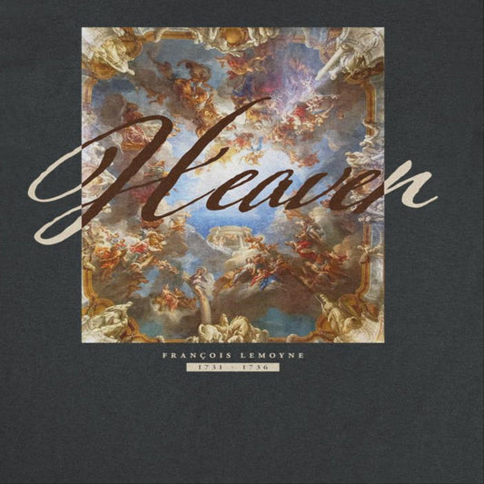 Classic Paintings Heaven Lemoyne Mens T Shirt Black