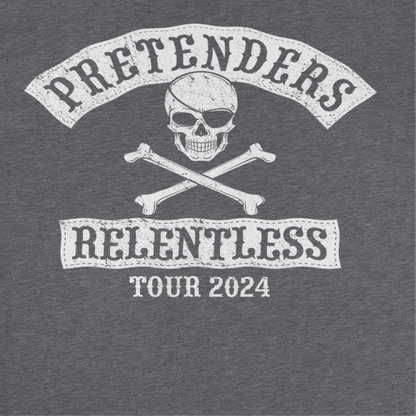 The Pretenders Relentless Tour Mens T Shirt Dark Heather
