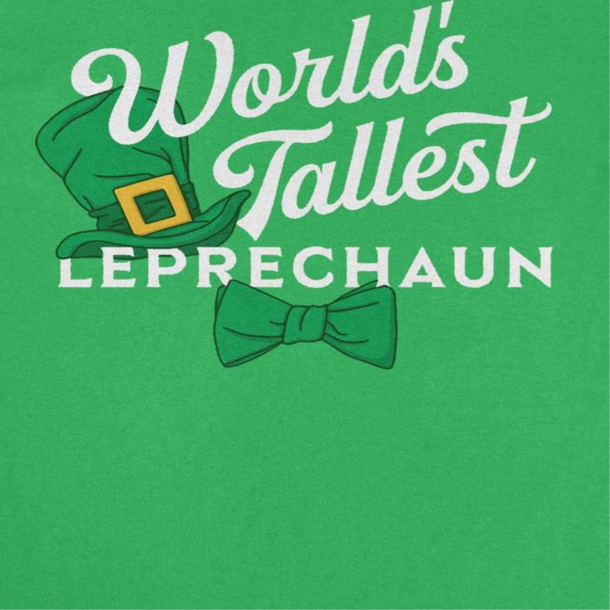St. Patricks Day World's Tallest Leprechaun Mens T Shirt