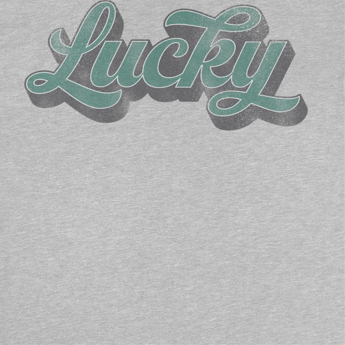 St. Patricks Day Lucky Script 3D Mens T Shirt