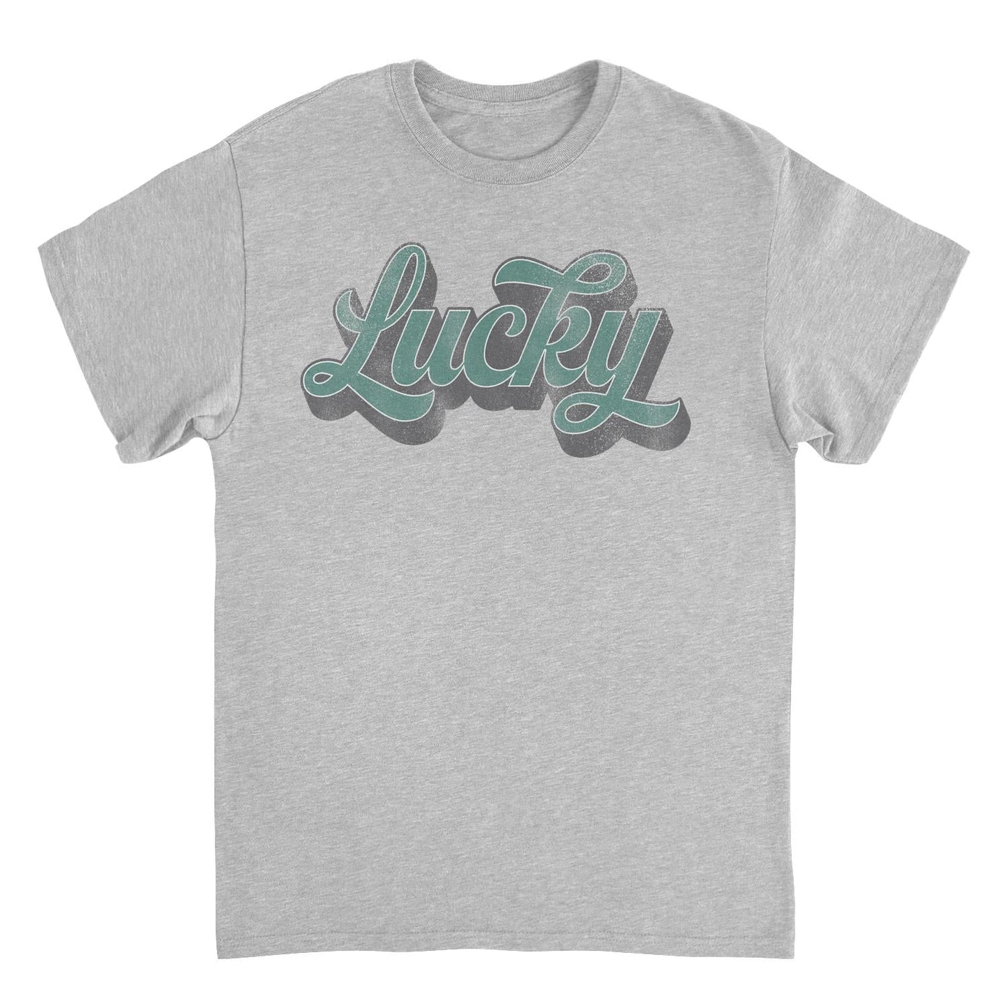 St. Patricks Day Lucky Script 3D Mens T Shirt