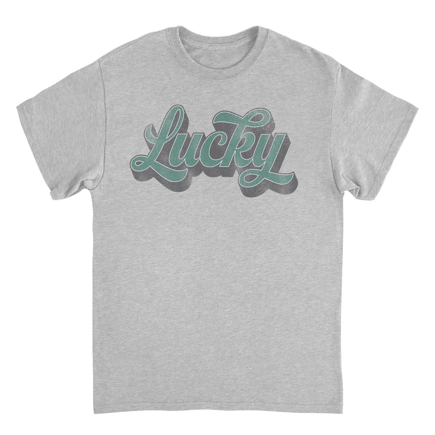 St. Patricks Day Lucky Script 3D Mens T Shirt