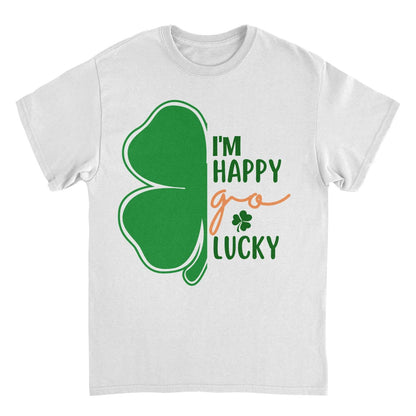 St. Patricks Day I am a Happy Go Lucky Mens T Shirt
