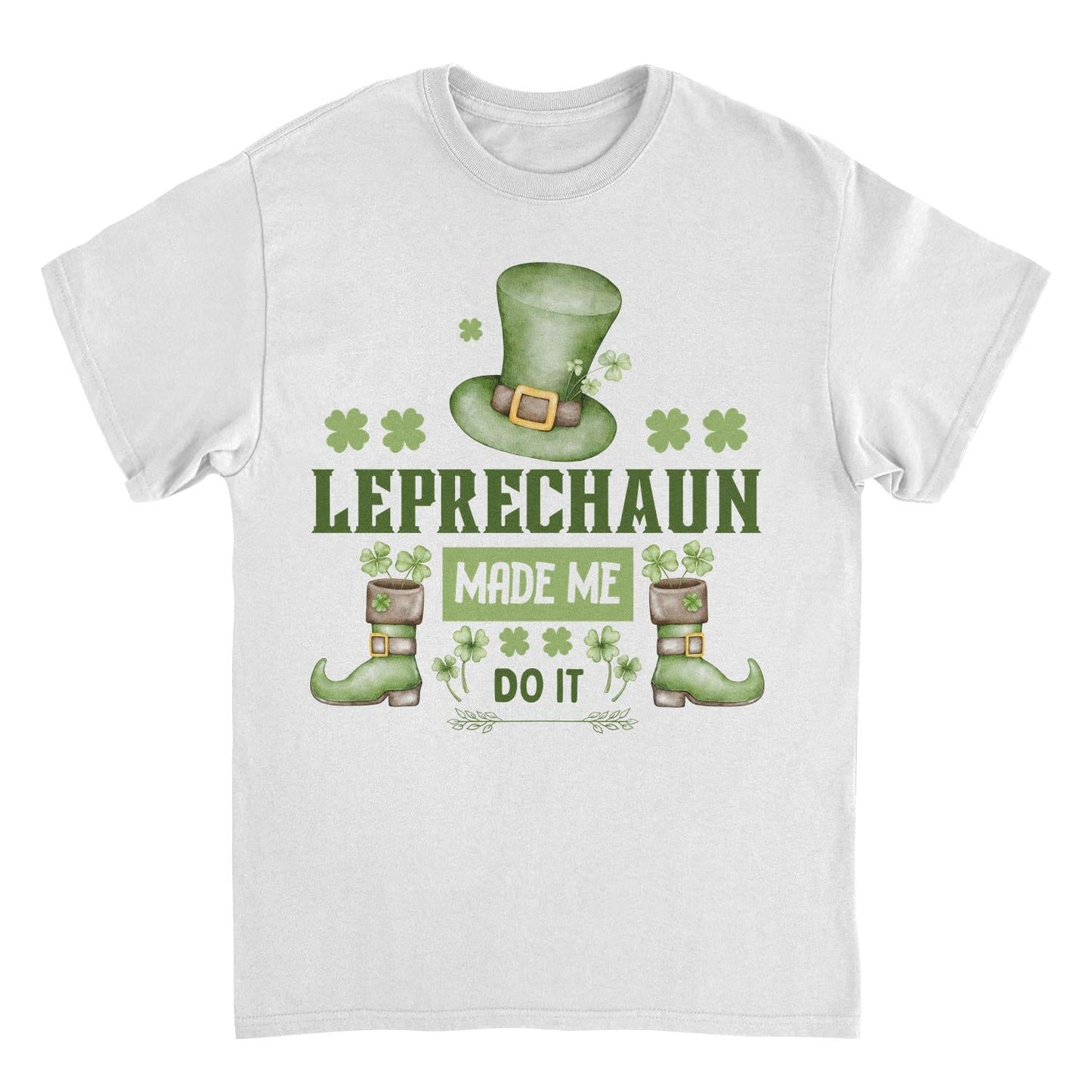 St. Patricks Day Leprechaun Made me do it Mens T Shirt