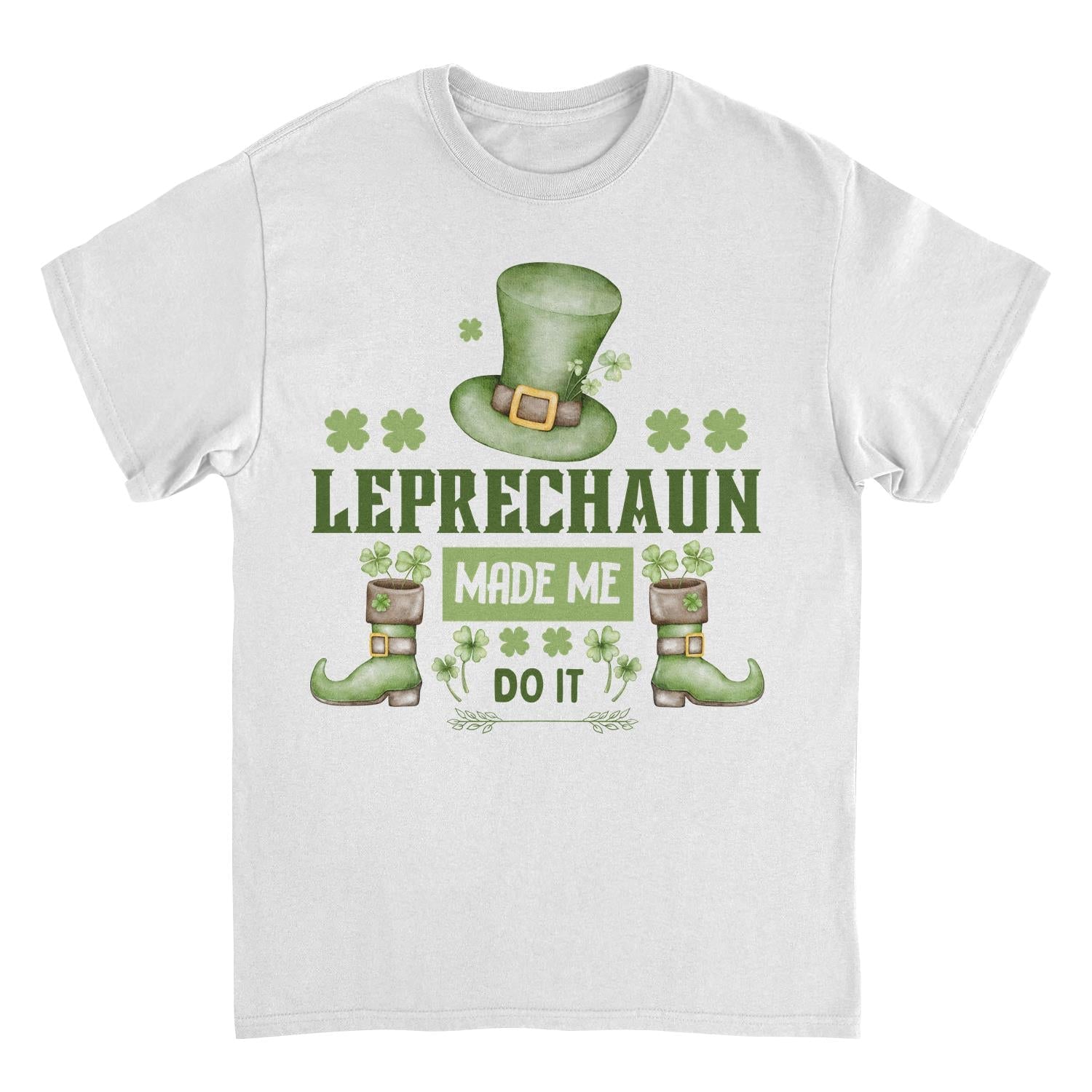 St. Patricks Day Leprechaun Made me do it Mens T Shirt