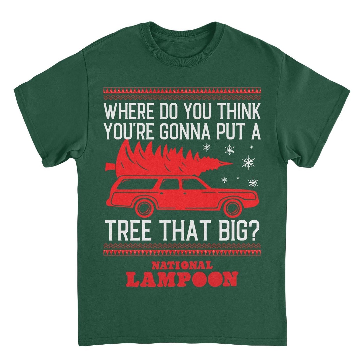 National Lampoon's Christmas Vacation Tree that Big Mens T Shirt