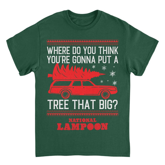 National Lampoon's Christmas Vacation Tree that Big Mens T Shirt