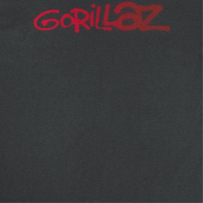 GORILLAZ Logo Graffiti Mens T Shirt Red