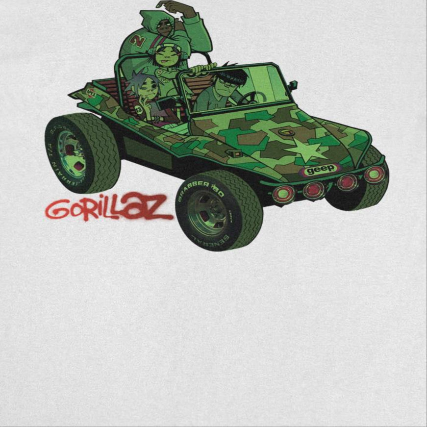 GORILLAZ Self Titled Album Mens T Shirt