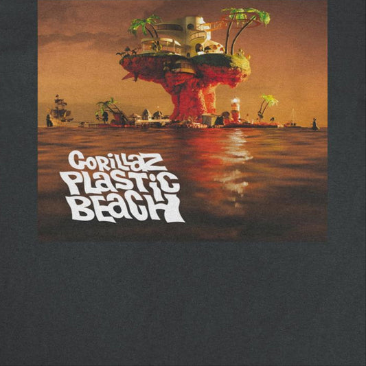 GORILLAZ Plastic Beach Artwork Mens T Shirt