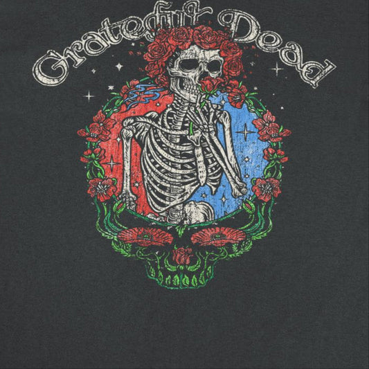 Grateful Dead Floral Stealie Mens T Shirt